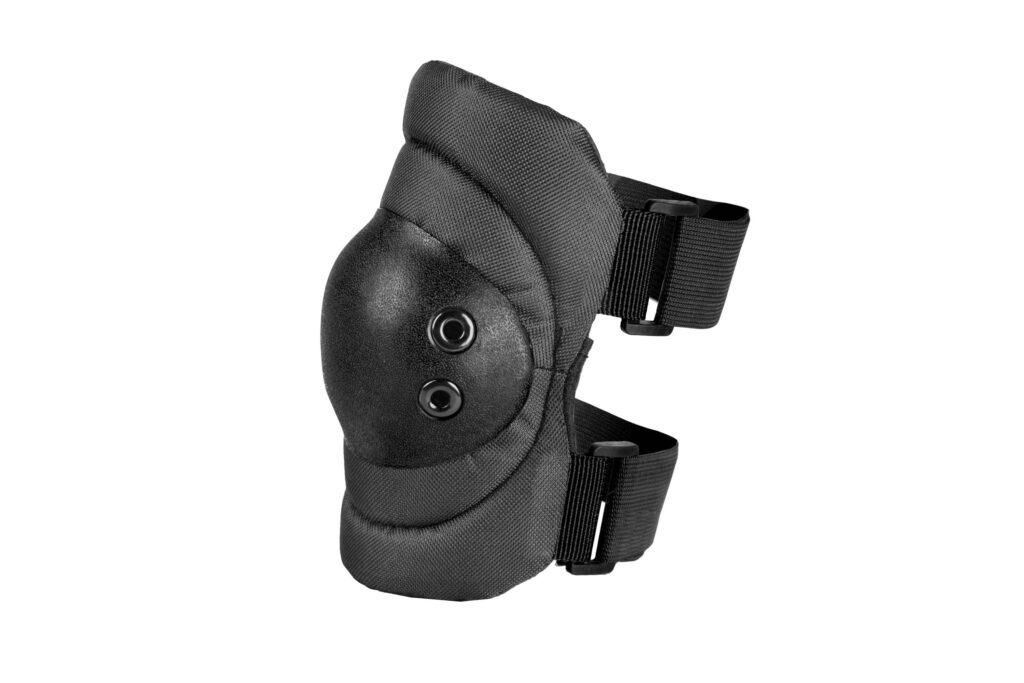 2E Military knee and elbow pads set, Black, 2E-MILKNAELPADS-SET-BK