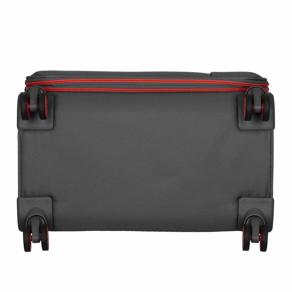 2E Suitcase set, Trek, (L+M+S), TSA, 4 wheels, + 3 Cabin backpacks (2E-BPET-CABIN-GR), polyester, grey