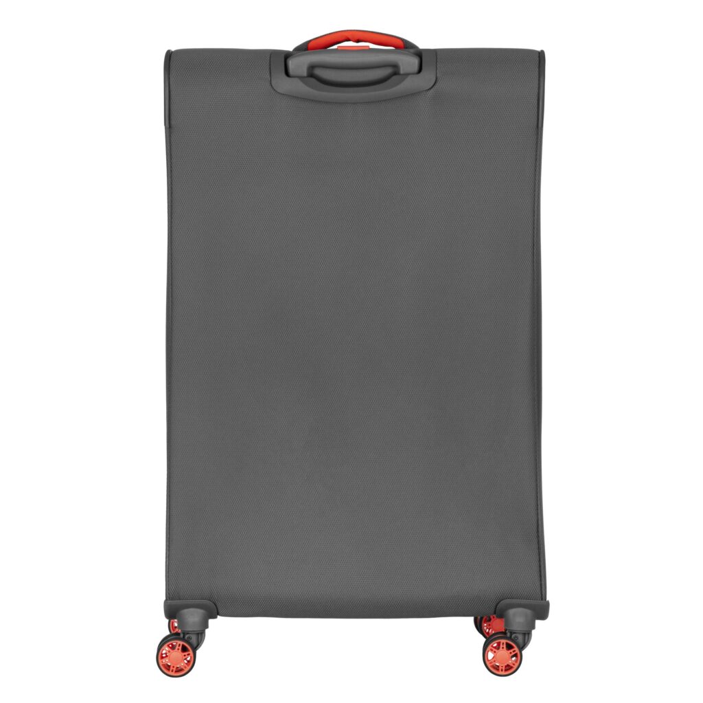 2E Suitcase Large, Trek, polyester, 97/117L, TSA, 4 wheels, EXP, grey