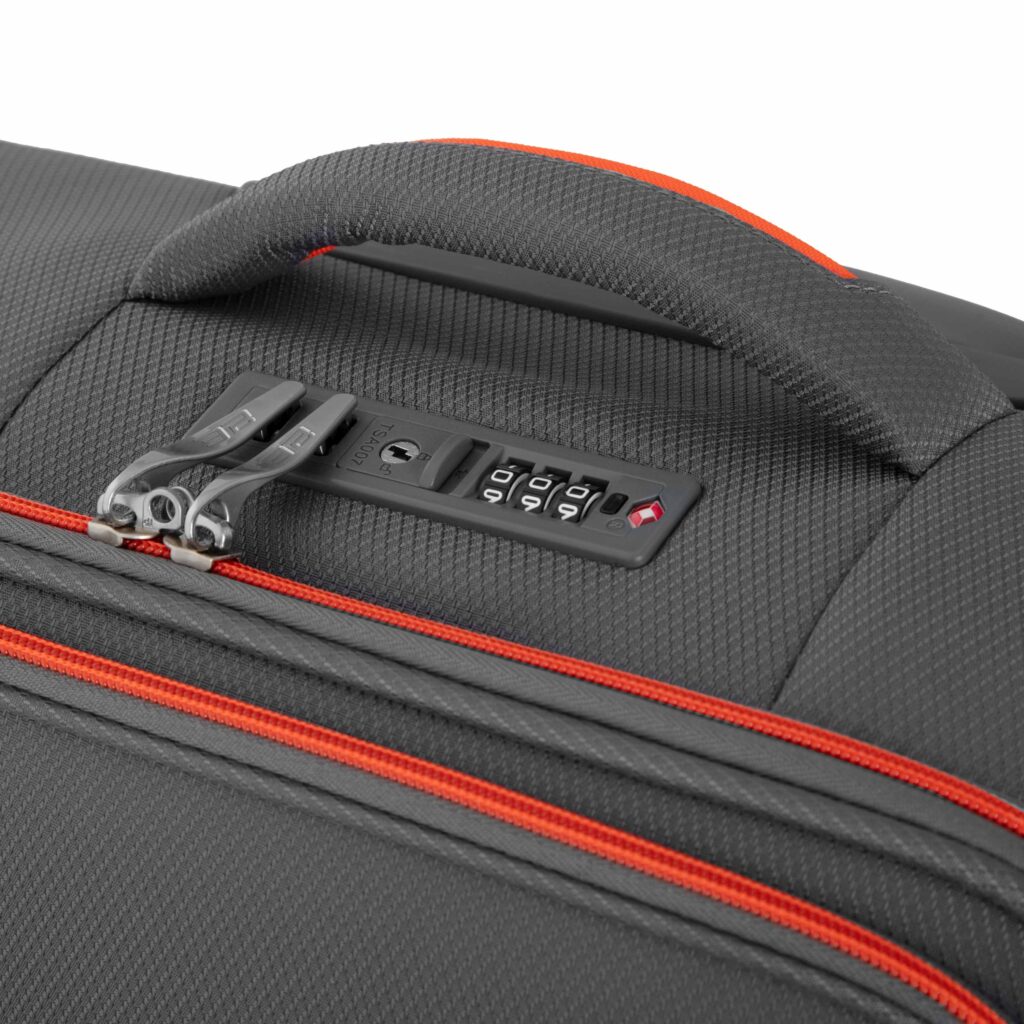 2E Suitcase Large, Trek, polyester, 97/117L, TSA, 4 wheels, EXP, grey