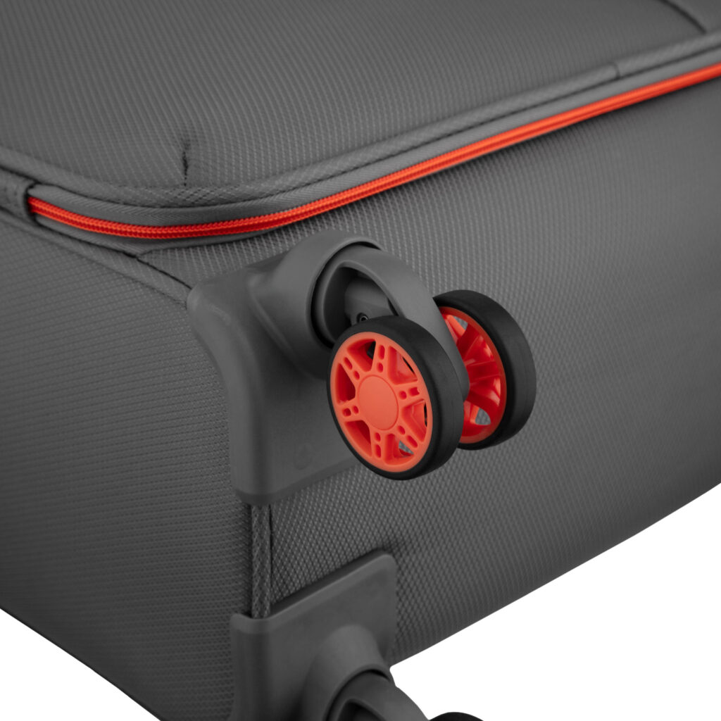 2E Suitcase Large, Trek, polyester, 97/117L, TSA, 4 wheels, EXP, grey