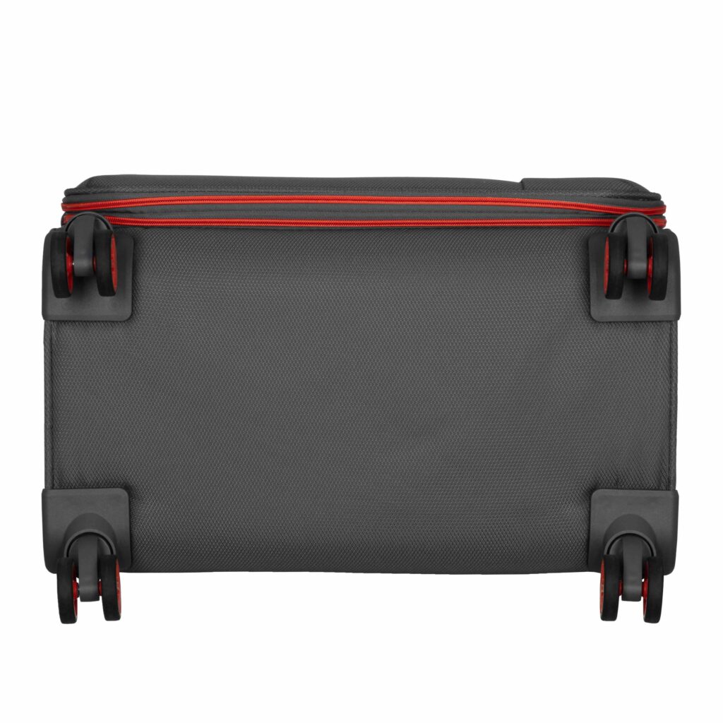 2E Suitcase Large, Trek, polyester, 97/117L, TSA, 4 wheels, EXP, grey