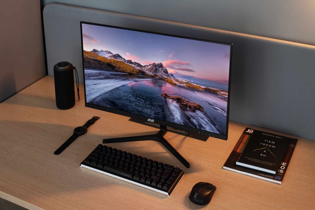 Monitor 2E 23.8″ D2425B D-Sub, HDMI, MM, IPS, 100Hz, FreeSync