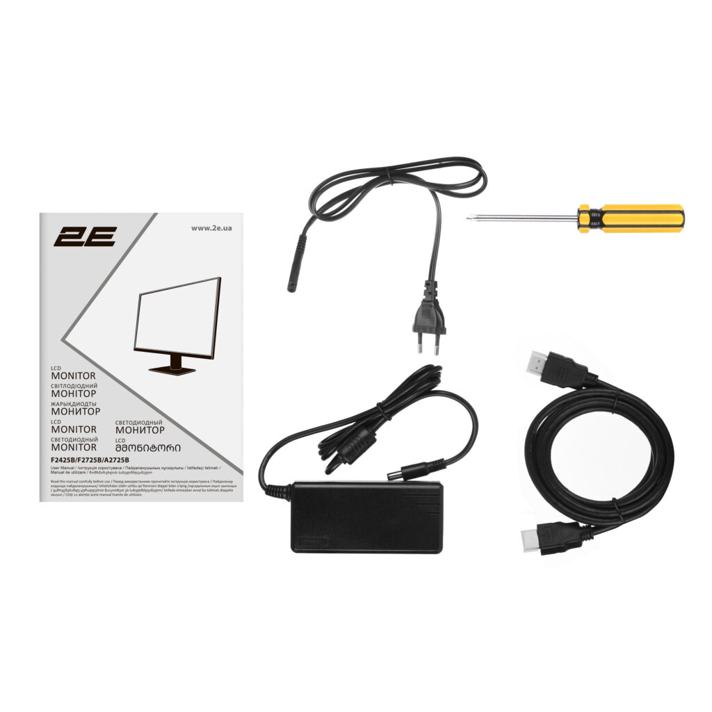 Monitor 2E 23.8″ F2425B D-Sub, HDMI, IPS, 100Hz