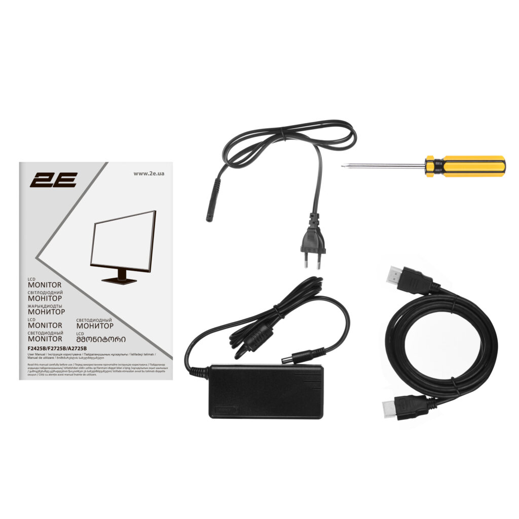 Monitor 2E 27″ F2725B D-Sub, HDMI, IPS, 100Hz