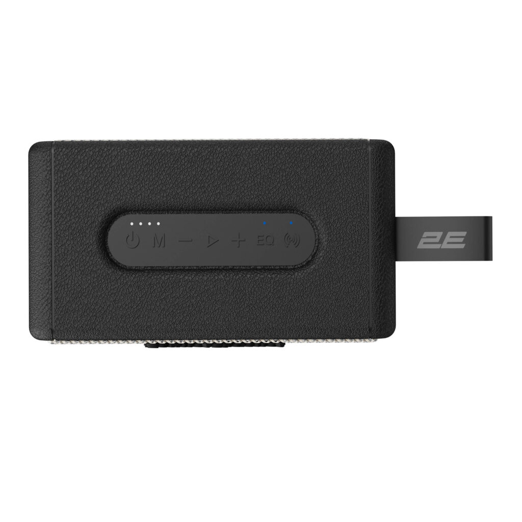 Портативная акустическая система 2E SoundLegend Mini 40Вт, BT 5.3, TWS, FLAC, MP3, WAV, EQ, Power Bank, IPX6, Чёрный