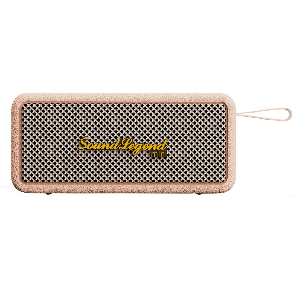 Портативная акустическая система 2E SoundLegend Mini 40Вт, BT 5.3, TWS, FLAC, MP3, WAV, EQ, Power Bank, IPX6, Коричневый