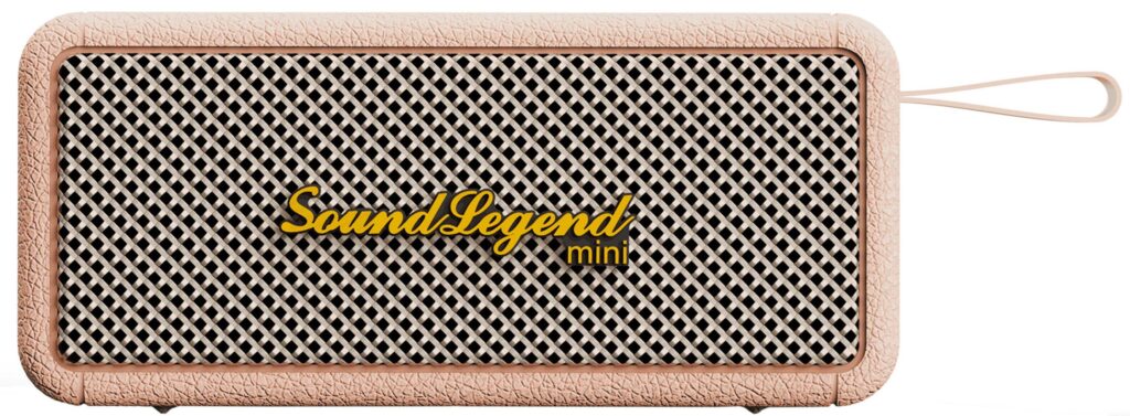 Портативная акустическая система 2E SoundLegend Mini 40Вт, BT 5.3, TWS, FLAC, MP3, WAV, EQ, Power Bank, IPX6, Коричневый