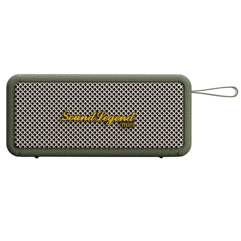 Портативная акустическая система 2E SoundLegend Mini 40Вт, BT 5.3, TWS, FLAC, MP3, WAV, EQ, Power Bank, IPX6, Зелёный