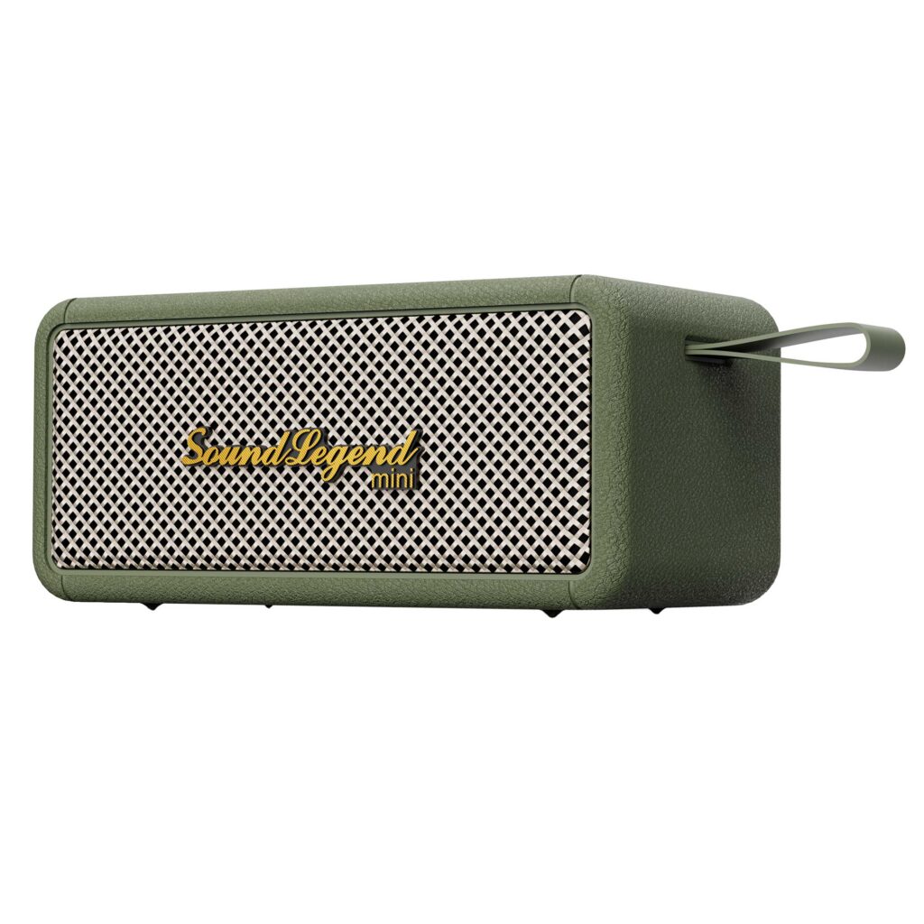 Портативная акустическая система 2E SoundLegend Mini 40Вт, BT 5.3, TWS, FLAC, MP3, WAV, EQ, Power Bank, IPX6, Зелёный