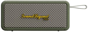 Портативная акустическая система 2E SoundLegend Mini 40Вт, BT 5.3, TWS, FLAC, MP3, WAV, EQ, Power Bank, IPX6, Зелёный