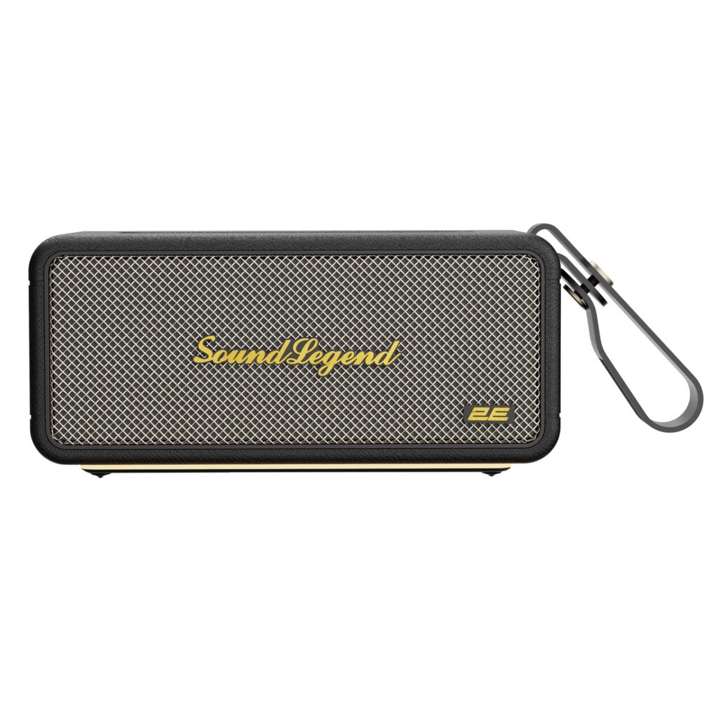 Портативная акустическая система 2E SoundLegend 80Вт, BT 5.3, TWS, FLAC, MP3, WAV, EQ, Power Bank, IPX6, RGB, Чёрный