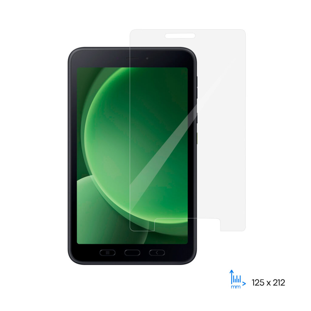 2E Protective glass for Samsung  Galaxy Tab Active 5 (X300) 8″(2024), 2.5D, clear