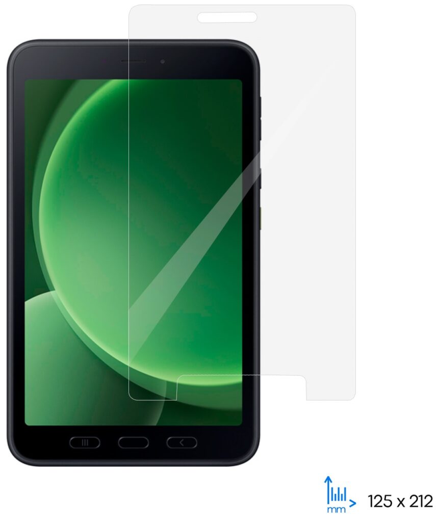2E Protective glass for Samsung  Galaxy Tab Active 5 (X300) 8″(2024), 2.5D, clear