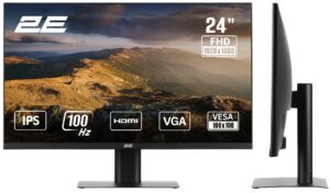 Monitor 2E 23.8″ F2425B D-Sub, HDMI, IPS, 100Hz