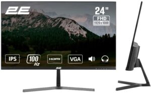 Monitor 2E 23.8″ D2425B D-Sub, HDMI, MM, IPS, 100Hz, FreeSync