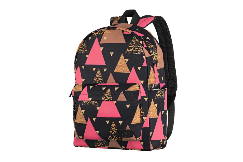 Laptop backpack 2Е BPT6114BK, TeensPack Triangles 13″, Black