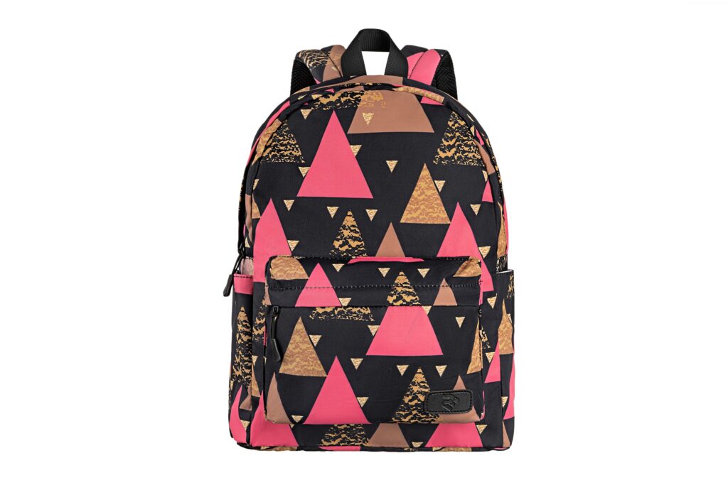Laptop backpack 2Е BPT6114BK, TeensPack Triangles 13″, Black