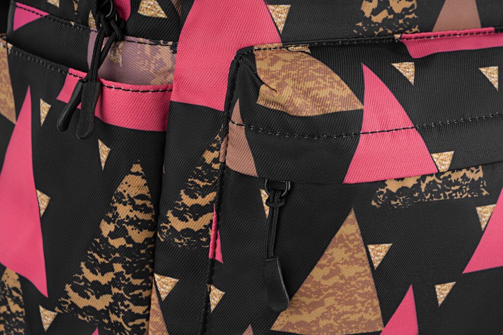 Laptop backpack 2Е BPT6114BK, TeensPack Triangles 13″, Black