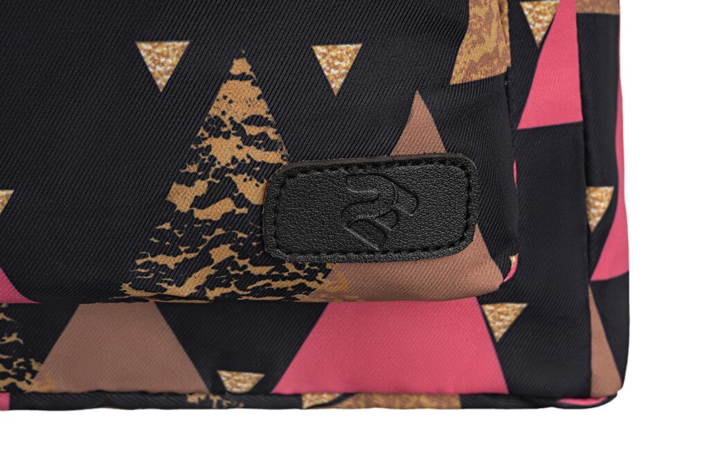 Laptop backpack 2Е BPT6114BK, TeensPack Triangles 13″, Black