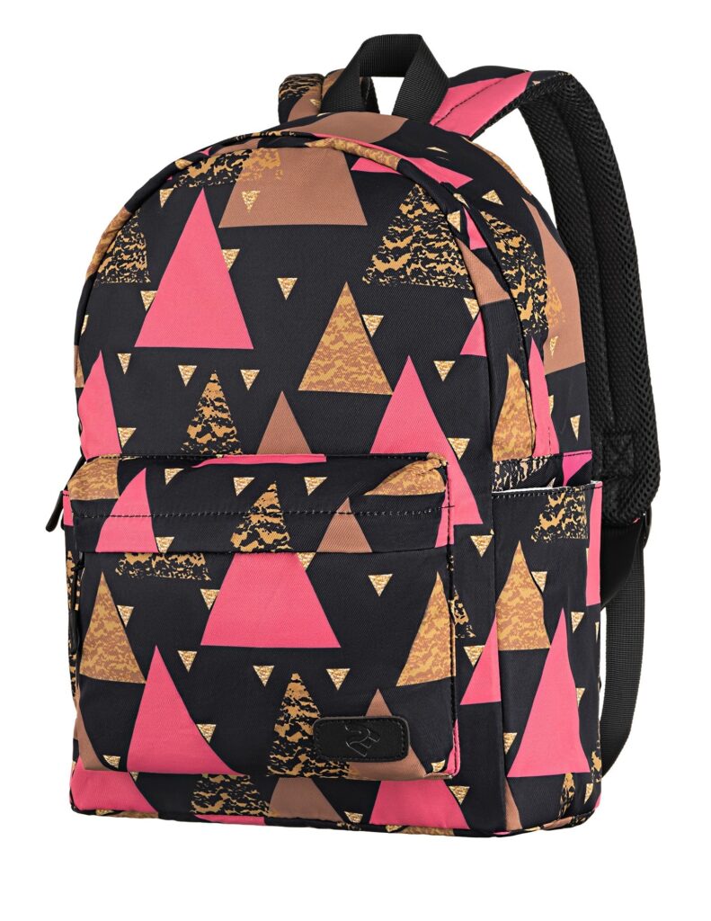 Laptop backpack 2Е BPT6114BK, TeensPack Triangles 13″, Black