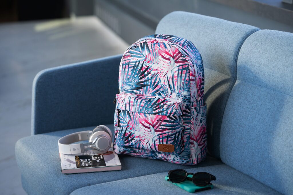 Рюкзак для ноутбука 2E BPT6114PK, TeensPack Palms, Pink