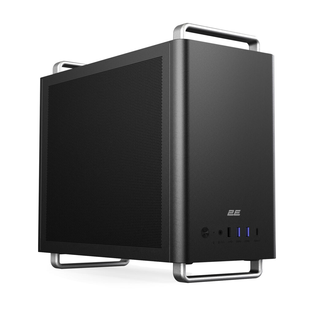Корпус 2E Credo Mesh V300B-MH без БП, 2xUSB3.0, 1х USB 2.0, 1xUSB Type-C, 1×90мм, VGA 310мм, mATX, чёрный