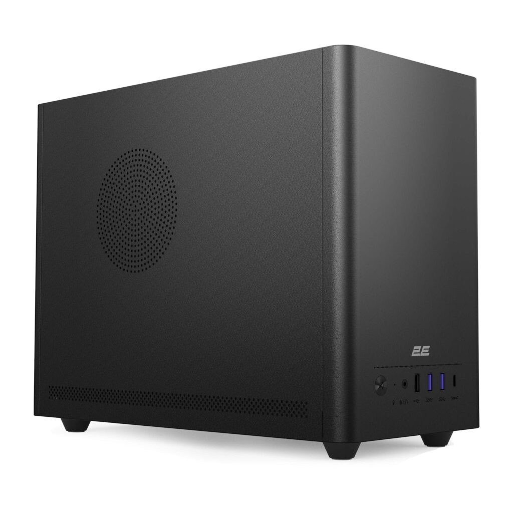 2E PC case 2E Credo Metal V300B without PSU, 2xUSB3.0, 1х USB 2.0, 1xUSB Type-C, 1x90mm, VGA 310mm, mATX, black