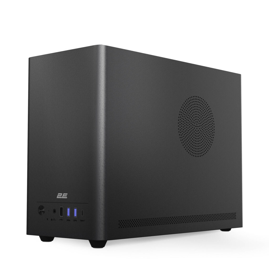 2E PC case 2E Credo Metal V300B without PSU, 2xUSB3.0, 1х USB 2.0, 1xUSB Type-C, 1x90mm, VGA 310mm, mATX, black