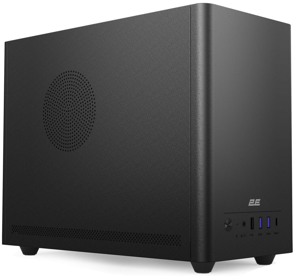2E PC case 2E Credo Metal V300B without PSU, 2xUSB3.0, 1х USB 2.0, 1xUSB Type-C, 1x90mm, VGA 310mm, mATX, black
