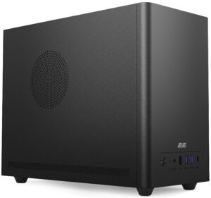 2E PC case 2E Credo Metal V300B without PSU, 2xUSB3.0, 1х USB 2.0, 1xUSB Type-C, 1x90mm, VGA 310mm, mATX, black