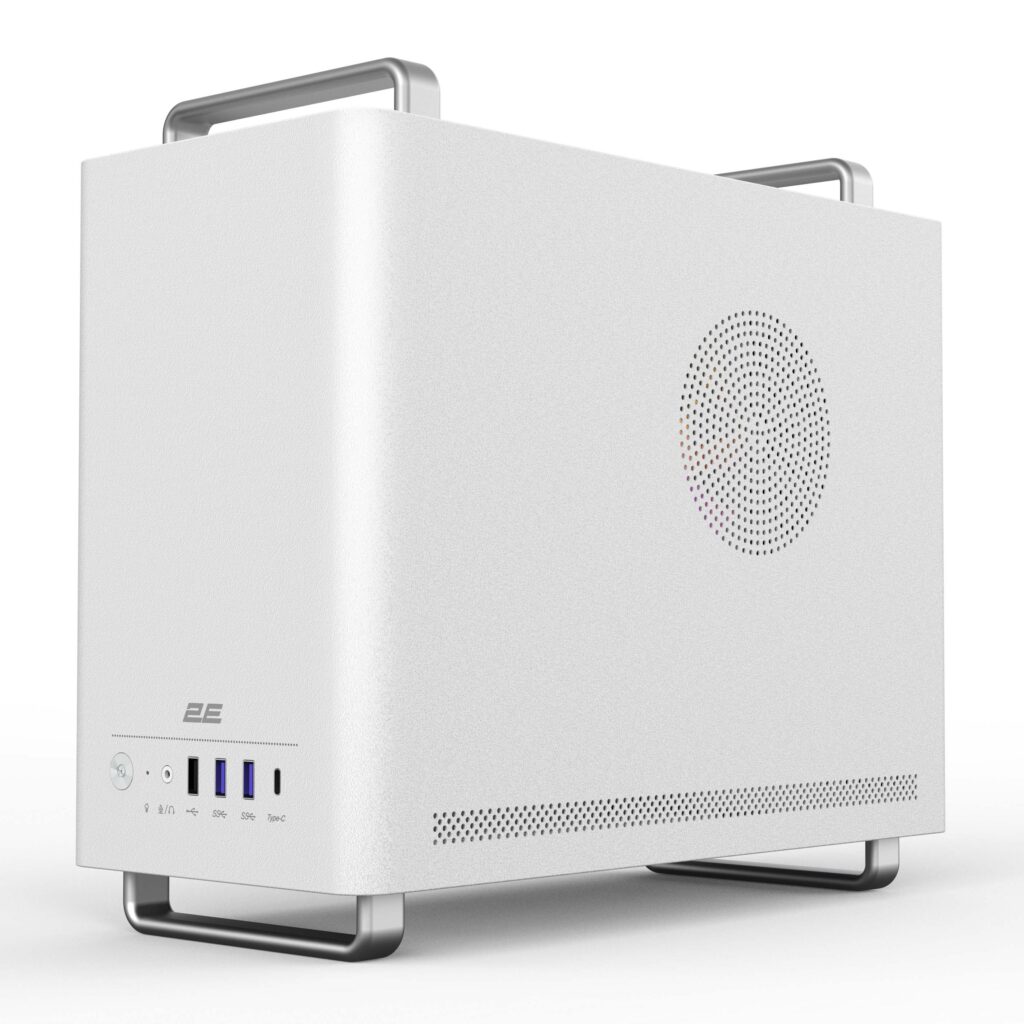 Корпус 2E Credo Mesh V300W-MH без БЖ, 2xUSB3.0, 1х USB 2.0, 1xUSB Type-C, 1×90мм, VGA 310мм, mATX, білий