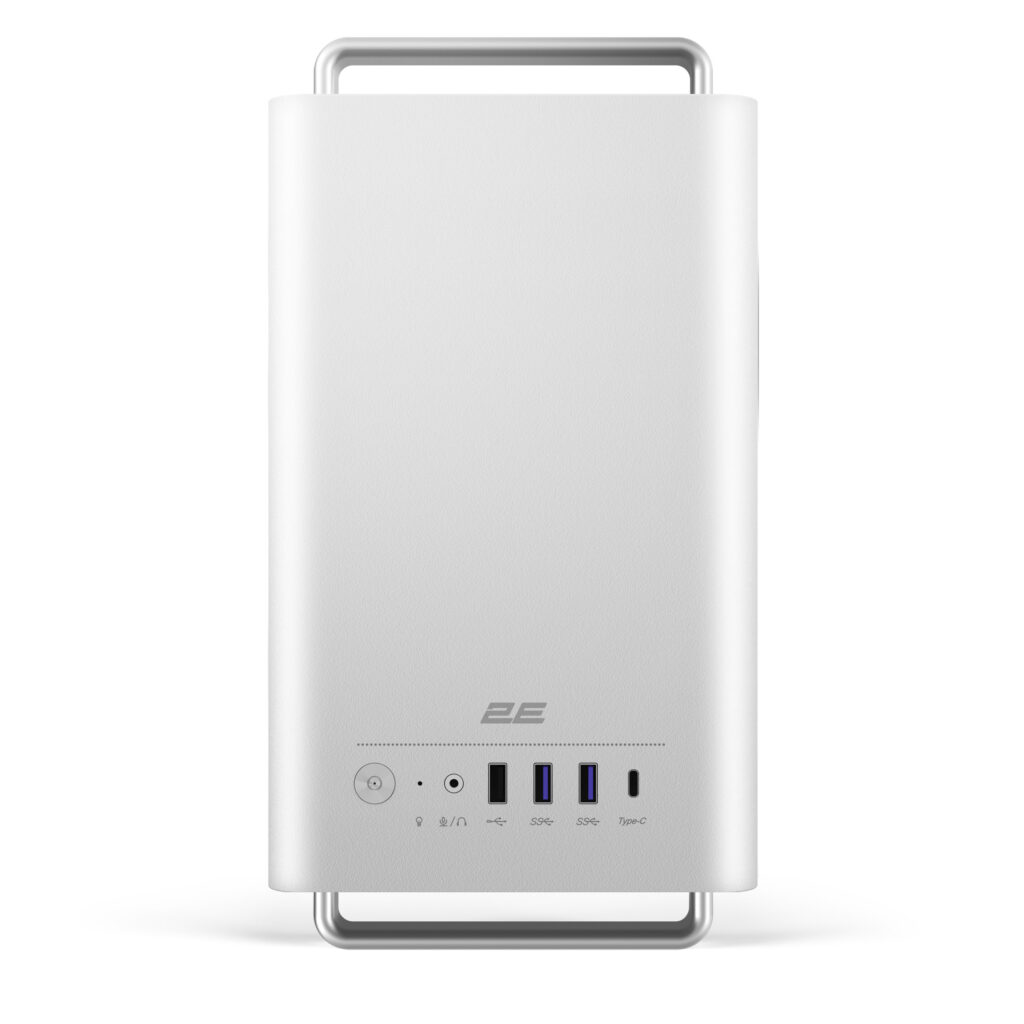 Корпус 2E Credo Mesh V300W-MH без БЖ, 2xUSB3.0, 1х USB 2.0, 1xUSB Type-C, 1×90мм, VGA 310мм, mATX, білий