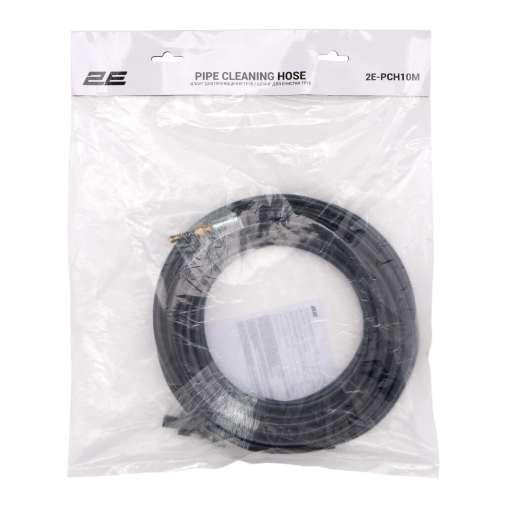 Шланг для прочищення труб 2E 10м до мінімийки високого тиску