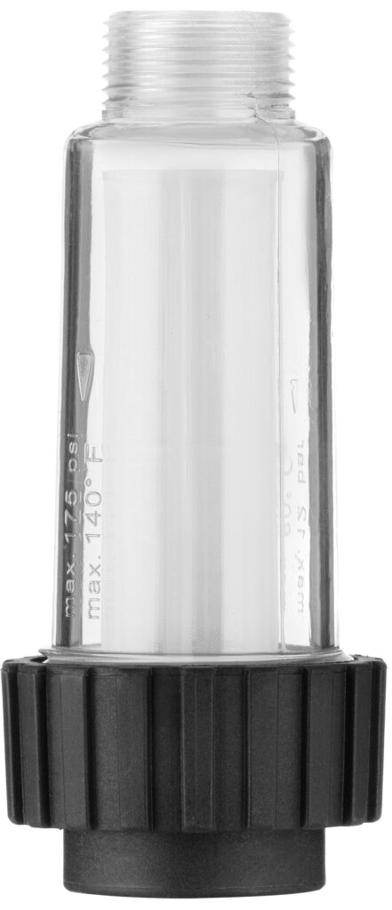 2E Water filter for high pressure washers
