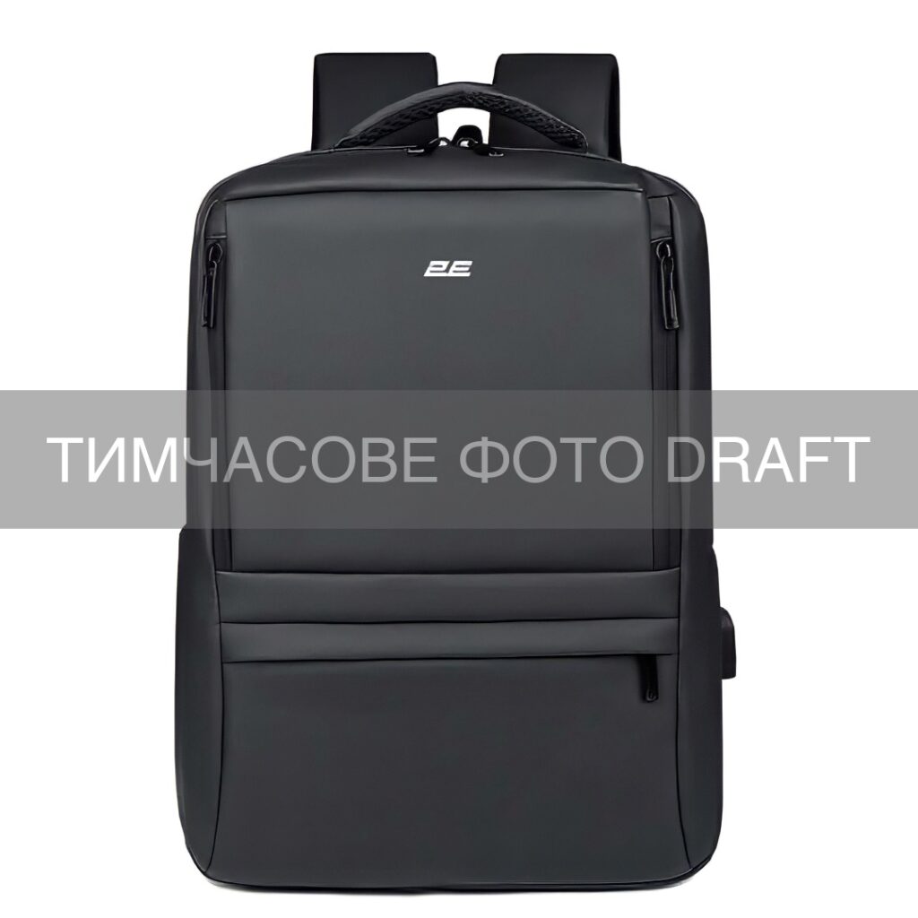 2E Laptop Backpack, Impulse 15.6/16″, black
