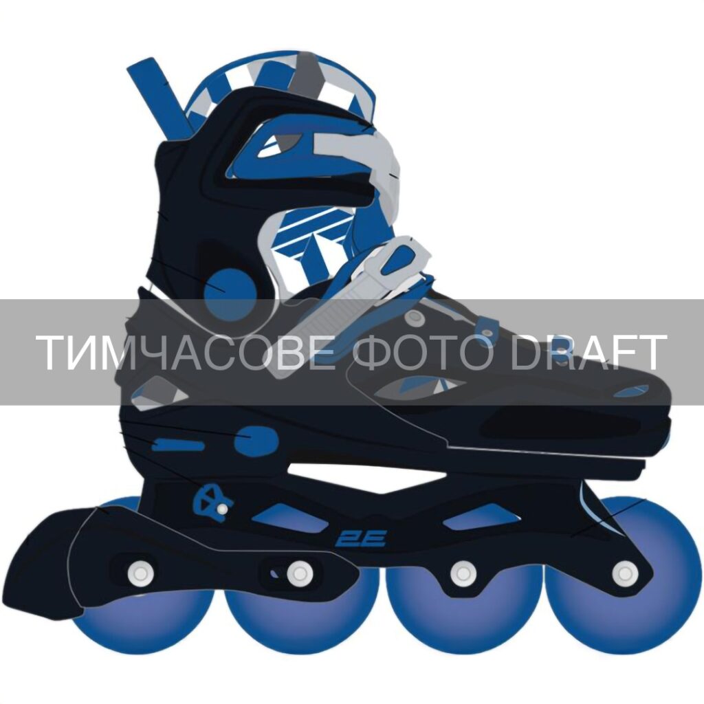 2E Remy roller skates, size 32-35, Blue