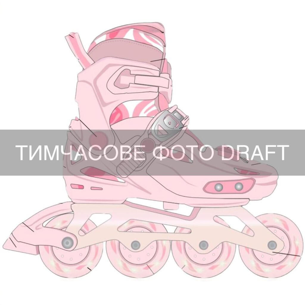 Roller skates 2E Lumi, size 33-36, Pink