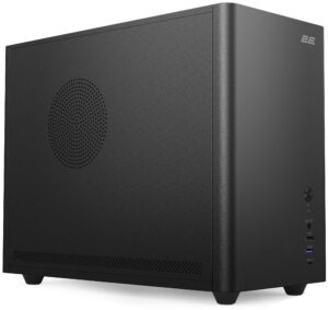 Корпус 2E Credo Metal V350B без БП, 1xUSB3.0, 1х USB 2.0, 1xUSB Type-C, 3×120мм, VGA 350мм, LCS ready, mATX, чёрный