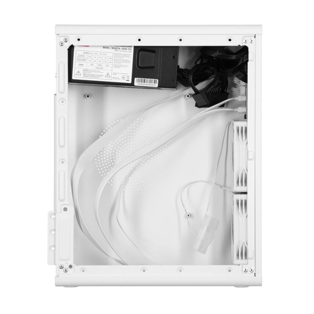 Корпус 2E Credo Slim V90W-400 с БП 2E TFX400, 1xUSB3.0, 1х USB 2.0, 1xUSB Type-C, 2×90мм, VGA 220мм, mATX, белый