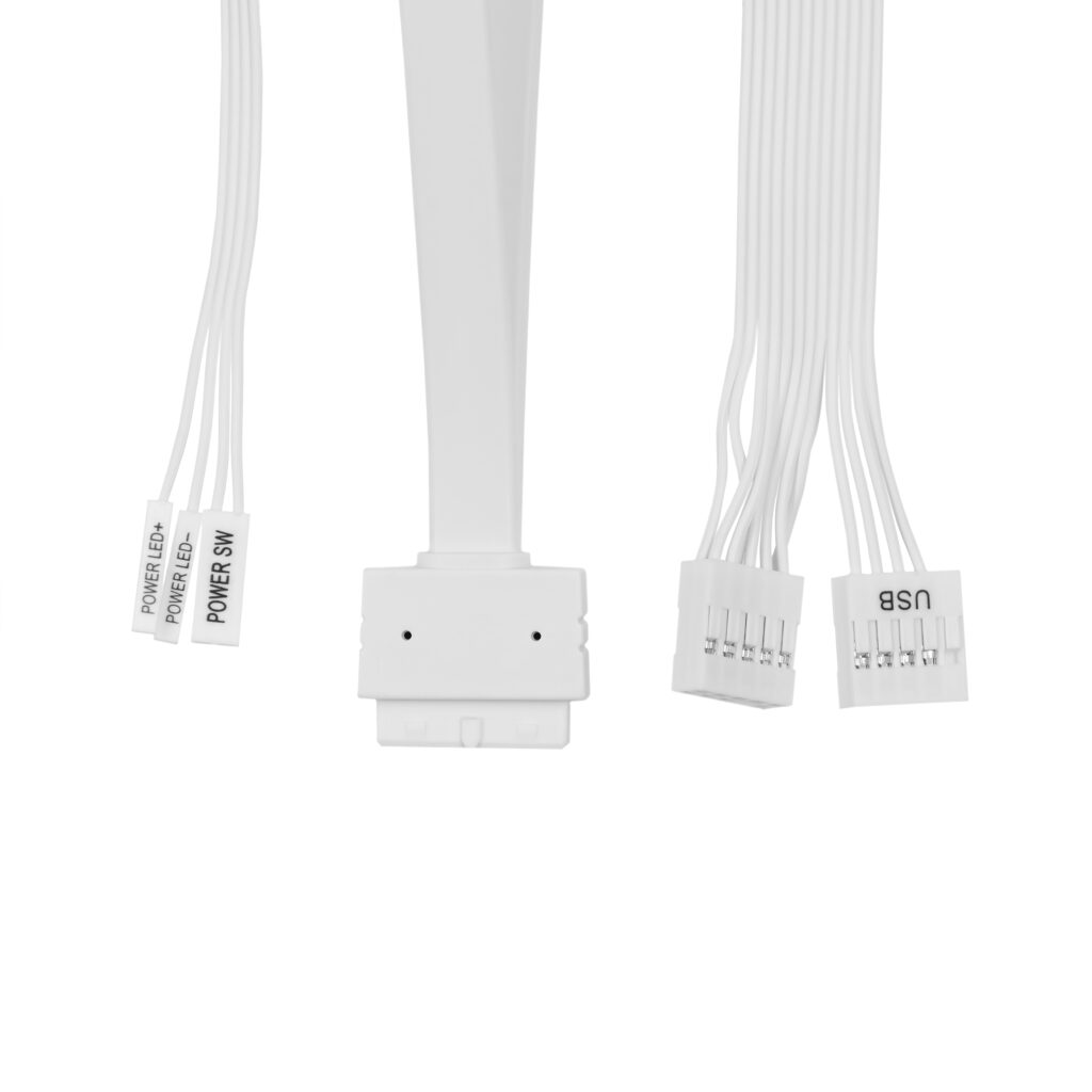 Корпус 2E Credo Slim V90W-400 с БП 2E TFX400, 1xUSB3.0, 1х USB 2.0, 1xUSB Type-C, 2×90мм, VGA 220мм, mATX, белый