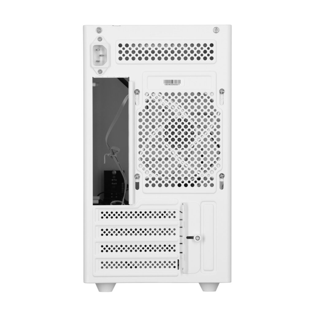 2E PC case 2E Credo Metal V350W without PSU, 1xUSB3.0, 1х USB 2.0, 1xUSB Type-C, 3x120mm, VGA 350mm, LCS ready, controller with remote, mATX, white