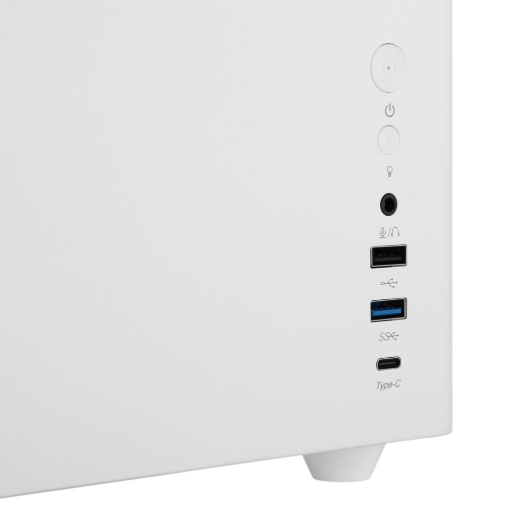 2E PC case 2E Credo Metal V350W without PSU, 1xUSB3.0, 1х USB 2.0, 1xUSB Type-C, 3x120mm, VGA 350mm, LCS ready, controller with remote, mATX, white