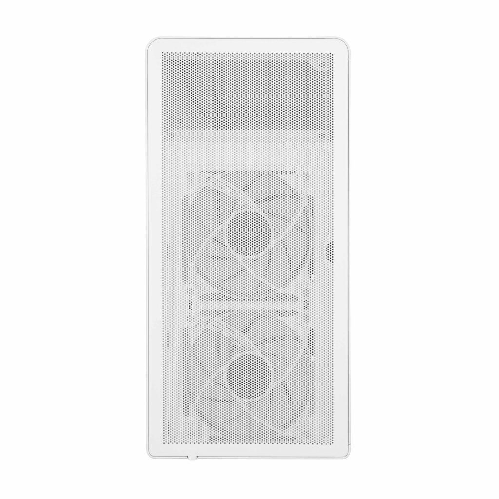 2E PC case Credo Plus V350WG without PSU, 1xUSB3.0, 1х USB 2.0, 1xUSB Type-C, 3x120mm, VGA 350mm, LCS ready, TG Side Panel, mATX, white