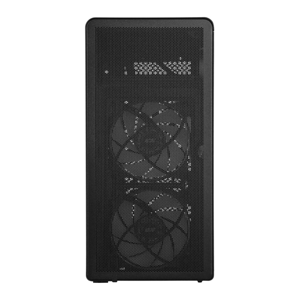 Корпус 2E Credo Plus V350BG без БП, 1xUSB3.0, 1х USB 2.0, 1xUSB Type-C, 3×120мм ARGB, VGA 350мм, LCS ready,  контроллер с пультом, TG Side Panel, mATX, чёрный