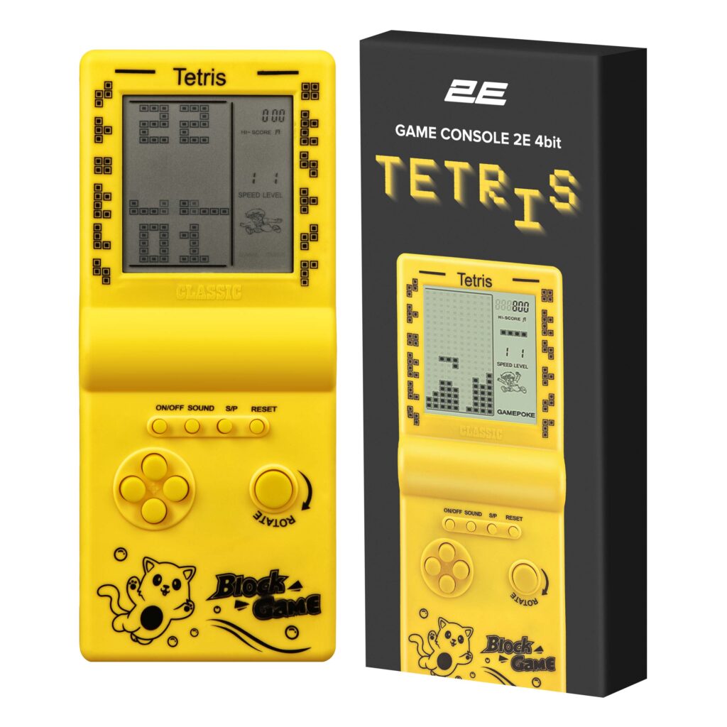 Game console 2Е 4bit Tetris