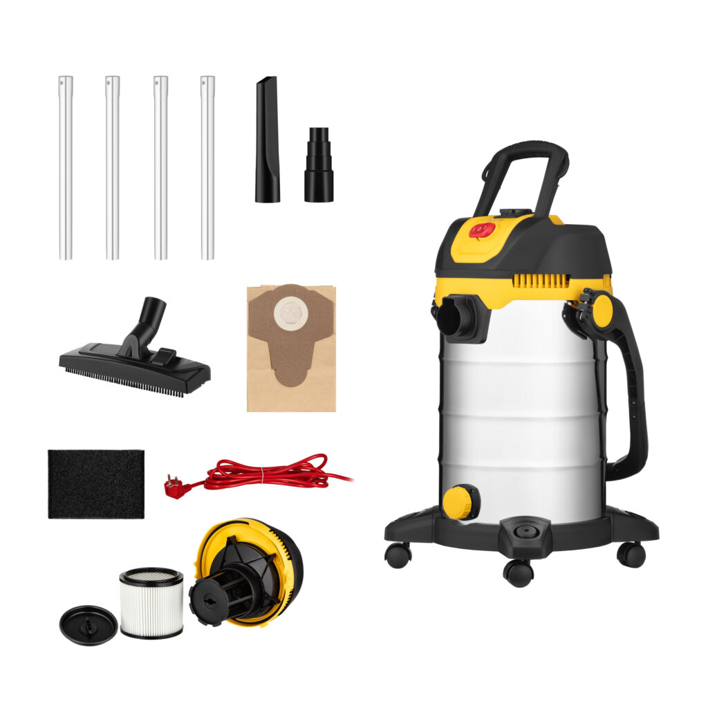 2E Professional vacuum cleaner PowerClean 30S 1200W 17kPa 30L container 220V/2000W wet/dry cleaning air blower function IPX4 6.3kg