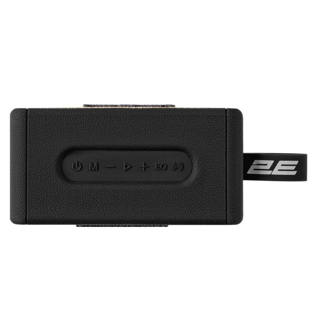 Портативна акустична система 2E SoundLegend Mini 40Вт, BT 5.3, TWS, FLAC, MP3, WAV, EQ, PowerBank, IPX6, Чорний