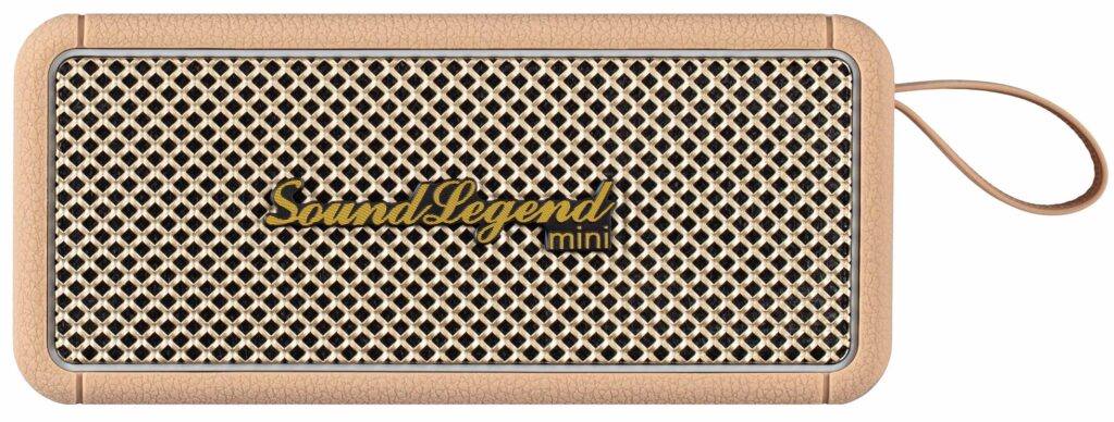 Портативна акустична система 2E SoundLegend Mini 40Вт, BT 5.3, TWS, FLAC, MP3, WAV, EQ, PowerBank, IPX6, Коричневий
