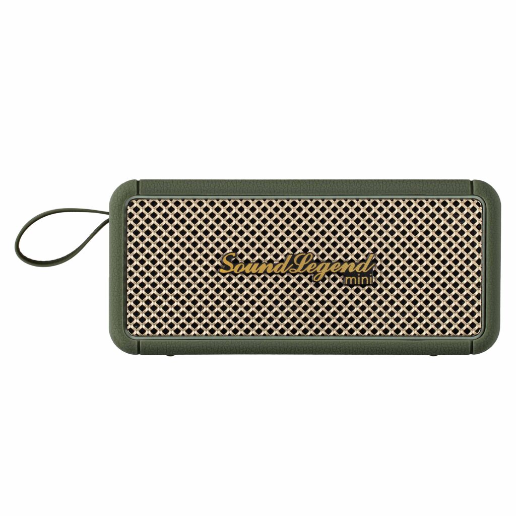 Портативна акустична система 2E SoundLegend Mini 40Вт, BT 5.3, TWS, FLAC, MP3, WAV, EQ, PowerBank, IPX6, Зелений
